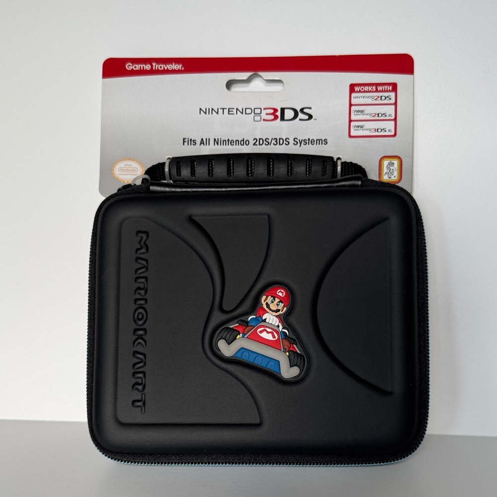 Nintendo 3DS Black Game Traveler Case Mario Kart (fits all 2DS/3DS Systems)